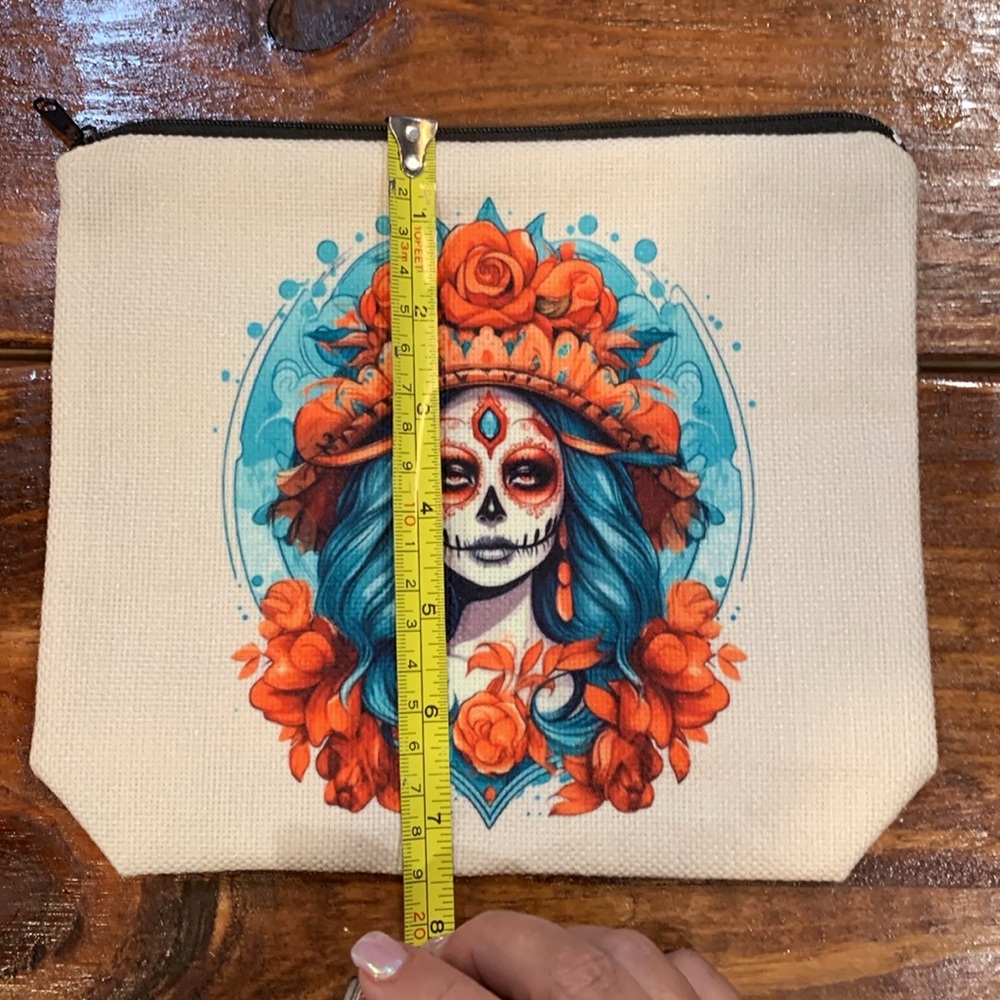 Dia de Los Muertos La Catrina Day of the Dead Sugar Skull Bag - Picture 4 of 13